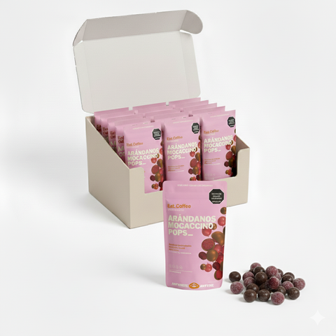 Caja de Arándanos Mocaccino Pops x 75 gr (desde 6 unidades)